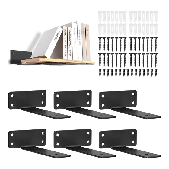 Soporte Repisa Flotantes Montaje Pared Baño Cocina Dormitori