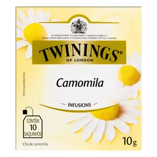 ChĂĄ Twinings Camomila Em SachĂȘ 10 G 10 U ChĂĄ Twinings Camomila Em SachĂȘ 10 G 10 U