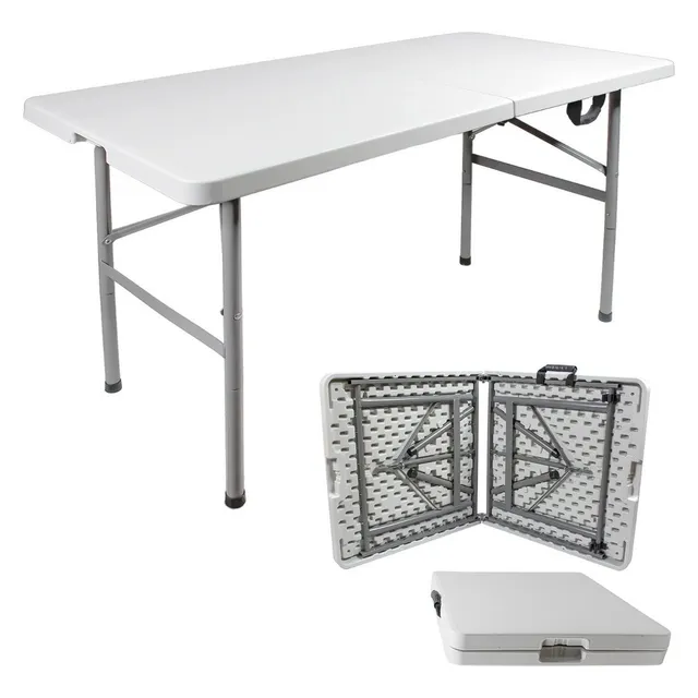 Mesa Portafolio Plegable 122 Cm Plastico Jardin Eventos