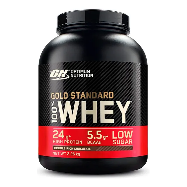 Proteína Optimum Nutrition 100% Whey Gold 74 Servicios 5lbs