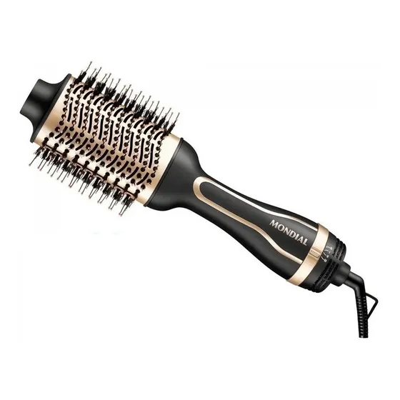 Escova Secadora Black Gold Argan Es-10 1200w Mondial 127v