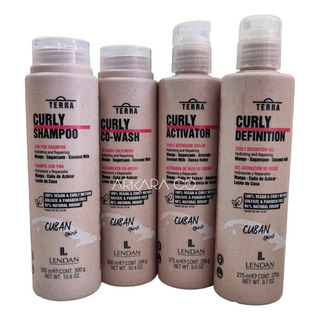 Curly Lendan Shampoo + Co-wash + Activador + Definidor Curly Lendan Shampoo + Co-wash + Activador + Definidor