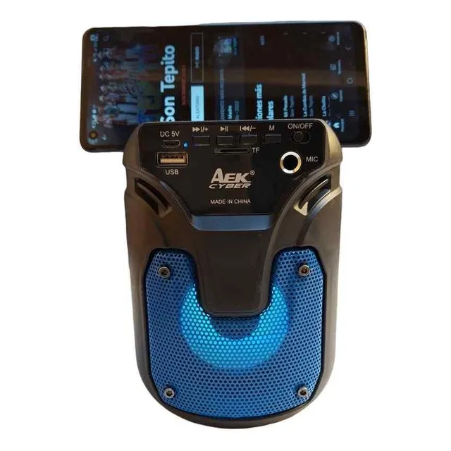 Bocina 3 Pulgadas Portatil Bluetooth Con Sonido Estereo Hd Color Negro