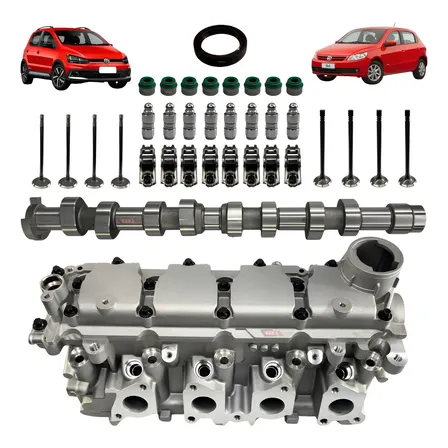 Kit Cabeçote Voyage Fox Gol G4 G5 G6 1.0 8v Ea111 09 At 2016