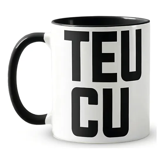 Caneca Divertida Teu Cu - Interior E Alça Colorido
