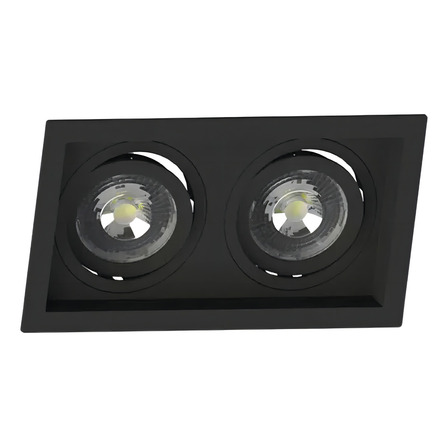 Spot Embutir 2 Par20 Duplo Recuado Preto Click Save Energy Cor Preto Spot Embutir 2 Par20 Duplo Recuado Preto Click Save Energy Cor Preto