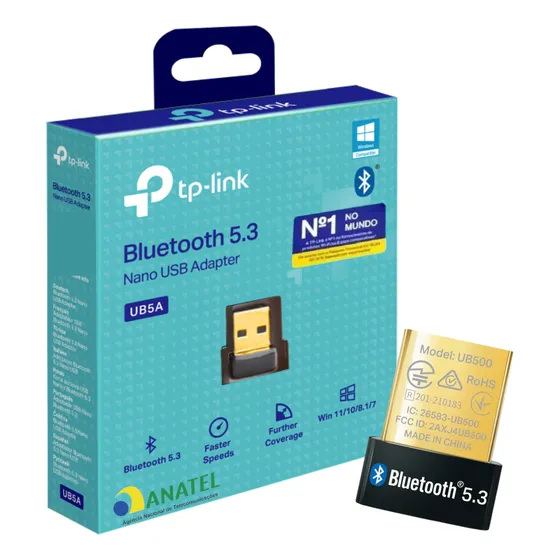 Adaptador Usb Bluetooth Tp-link Ub5a Nano - C/nfe