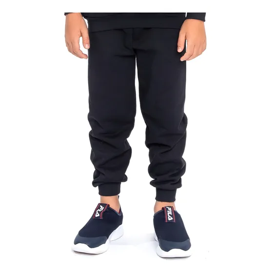 Calça Moletom Infantil Juvenil Skinny Jogger Slim Forrada