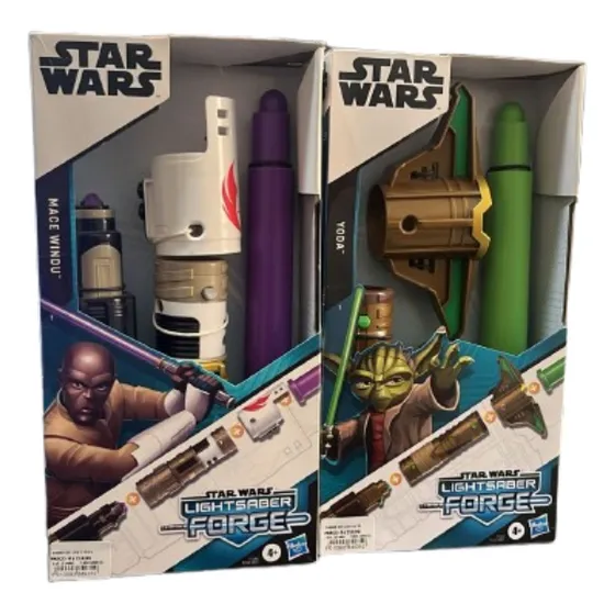 Star Wars Mace Windu/yoda Verde E Roxa
