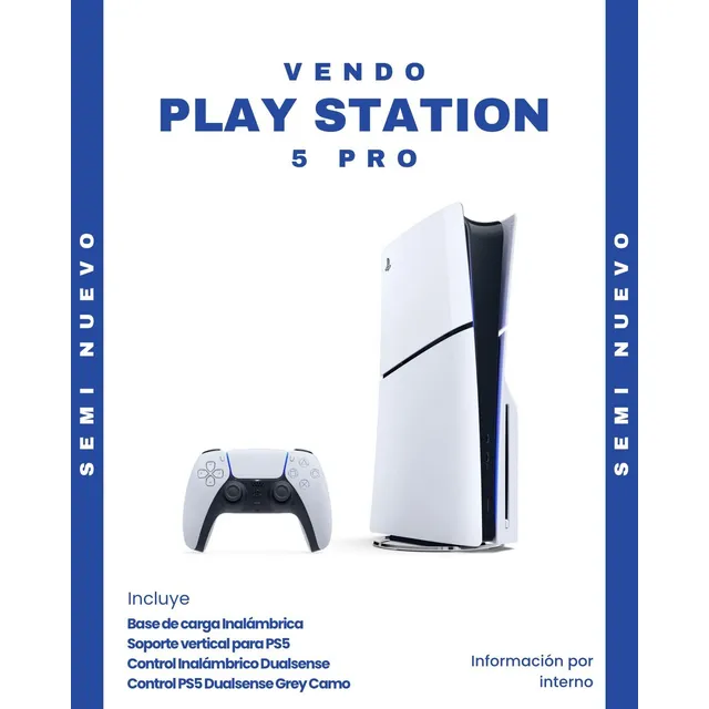 Ps5 Pro Semi Nueva