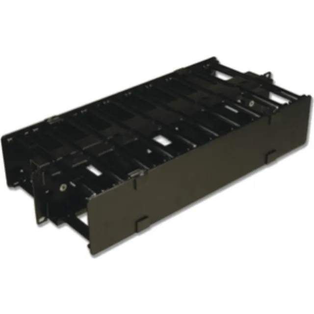 Organizador De Cable Horizontal Routeit, Doble, Para Rack De
