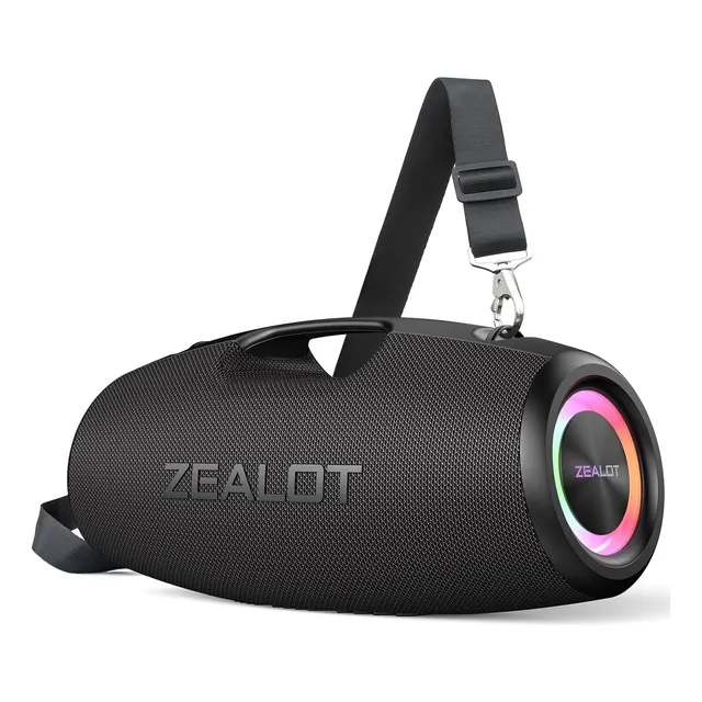 Bocina Bluetooth Portátil Zealot S78 120w Luz Rgb Powerbank