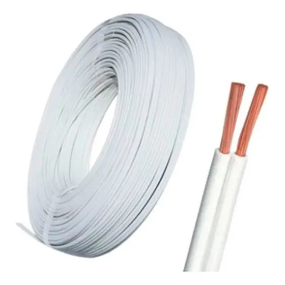Fio Paralelo Cabo Elétrico Alucobre 2x2,5mm Rolo Com 50 Metros Cobertura Branco
