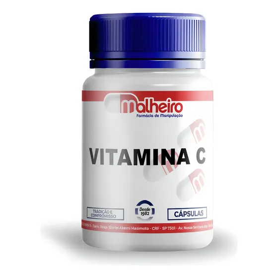 Vitamina C 500mg - Aumenta A Imunidade - 60 Cápsulas
