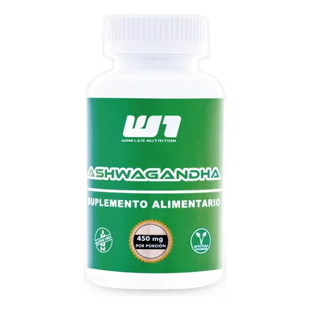 Ashwagandha 450 mg 60 Cápsulas 30 Porciones - 1 Mes