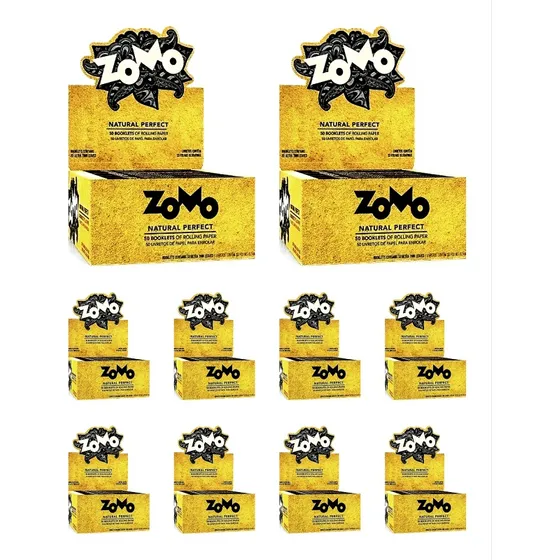10 Caixas Sedas Zomo Promoção Caixa Com 50 Livretos Atacado.