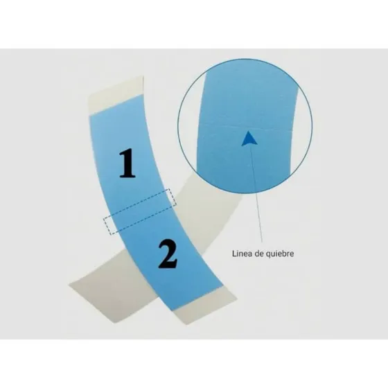 Adhesivo Tape Parche Curvado Prótesis Capilar Y Extensiones 