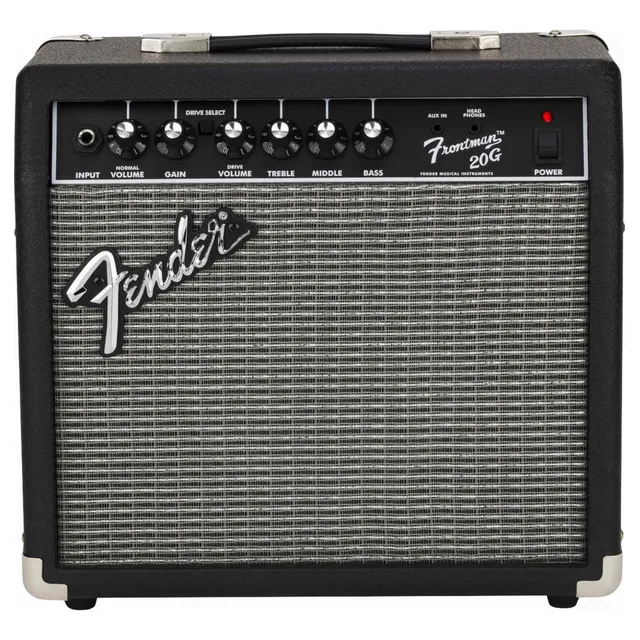 Amplificador Fender Para Guitarra, Frontman 20g 120v Color Negro