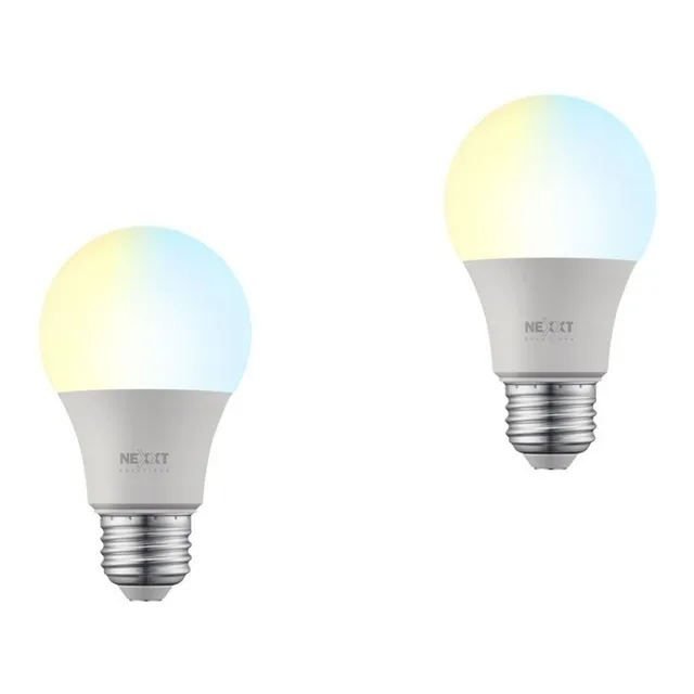 Kit 2 Bombillo De Luz Blanca Regulable Nexxt Home Nhb-w1102k Color de la luz Blanco