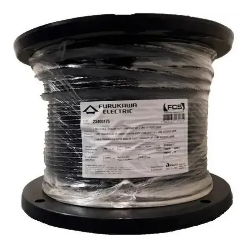 Bobina Cable Utp Furukawa Cat6 305mt Exterior 100% Cobre