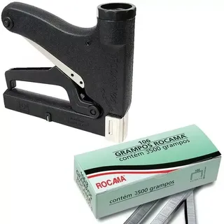 Grampeador Rocama Premium 106 + 3.500 Grampos 106/6mm Grampeador Rocama Premium 106 + 3.500 Grampos 106/6mm