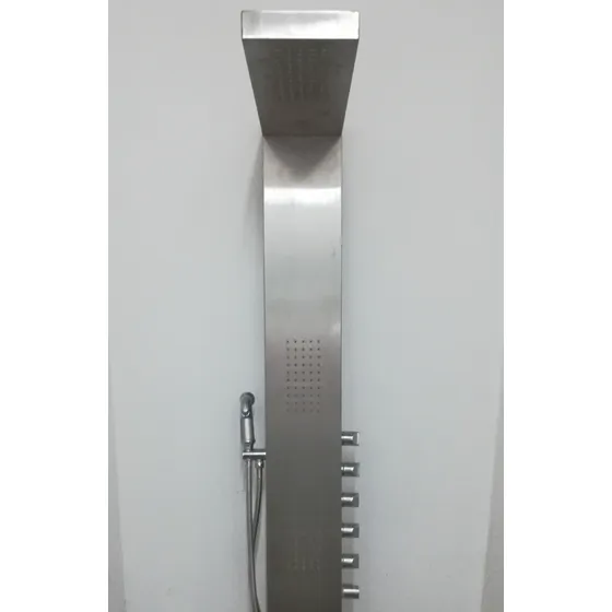 Panel Ducha Con Hidrojets En Acero Inoxidable