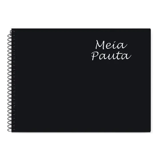 Tamoio Meia Pauta Meia Pauta Espiral 96 Folhas 96 folhas unidade x 1 20cm x 27.5cm colors