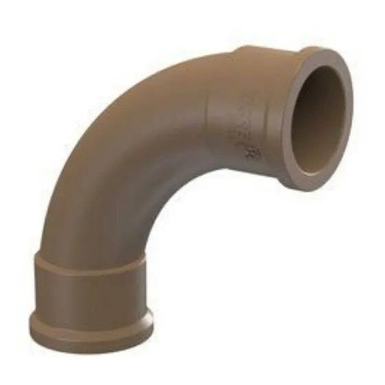 Curva Longa Pvc Marrom Soldável 50mm 90º Tigre