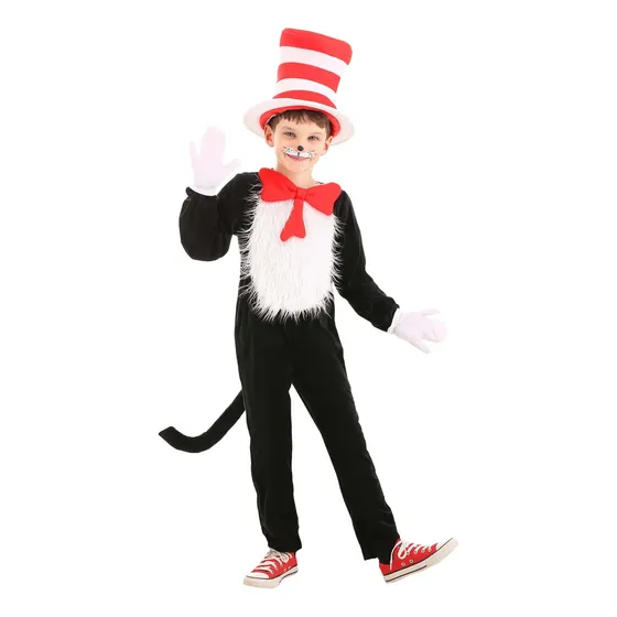 Traje De Luxo Feminino De Luxo Dr. Seuss The Cat In The Hat
