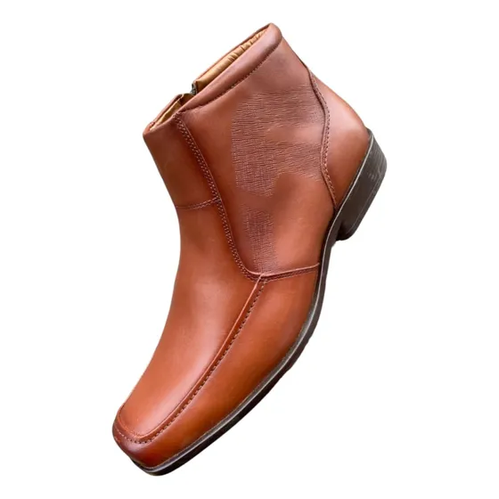 Botines De Vestir Victor De Cuero Autentico