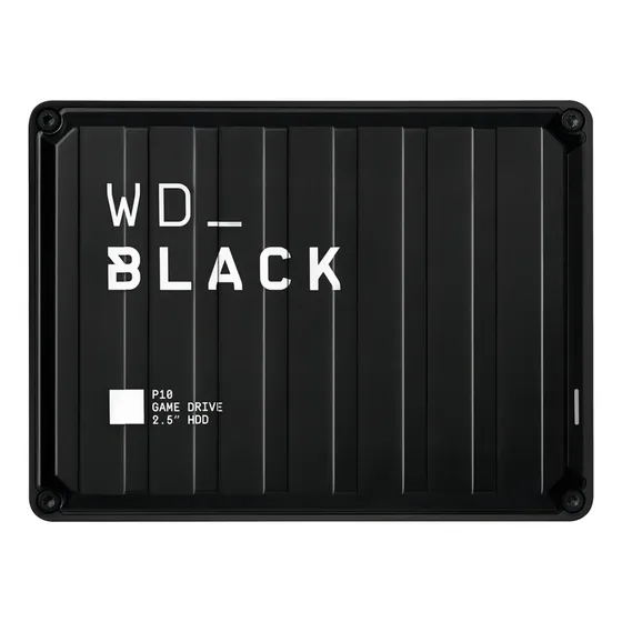 Hd Externo Western Digital Wd Black P10 2tb 2 Terabytes 2000gb Game Drive, Compatível Com Xbox, Ps4, Ps5 E Pc, Original, Preto, Novo, Com Nota Fiscal