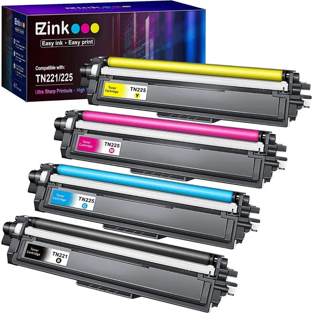 Cartucho De Tóner E-z Ink Compatible Con Brother Tn221 Tn225