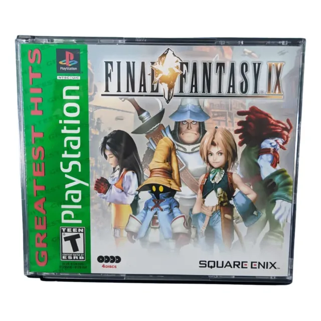 Jogo Final Fantasy Ix (greatest Hits) Ps1 Midia Prata