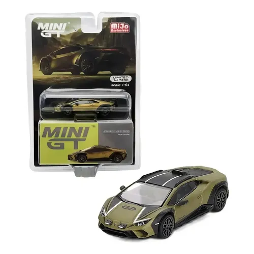 Mini Gt Lb Works Lamborghini Huracan Gt Gravity #1055 1/64 Azul