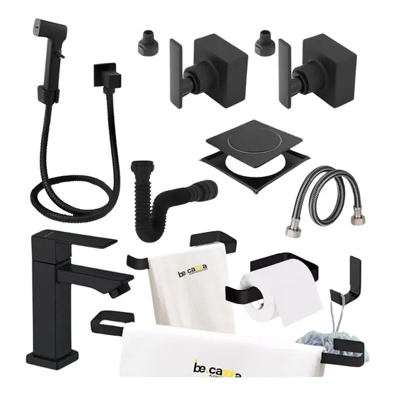 Kit Banheiro Completo  + Acabamento Docol + Ducha E Torneira