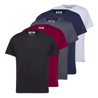 Kit 5 Camiseta Masculina 100% AlgodĂŁo Basica Treino Esporte Kit 5 Camiseta Masculina 100% AlgodĂŁo Basica Treino Esporte