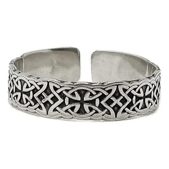 Anillo Alianza Celta Plata 925 Plata 925 B - Mediano Plata 925