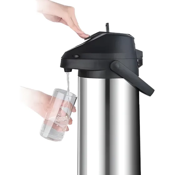 Termo 1.3l A Bomba Doble Acero/frio/calor 