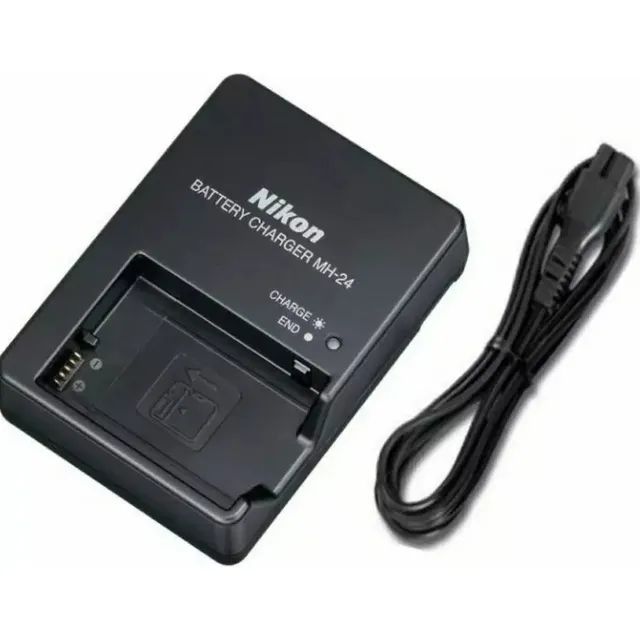 Nikon MH-24 cargador baterías 1 unidad negro