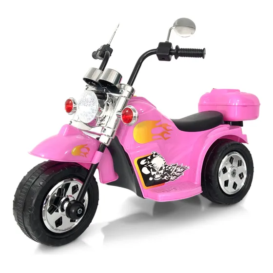 Moto Carro Electrica Niño Niña Recargable Montable 4 Años Color Rosa Voltaje Del Cargador 110v/220v