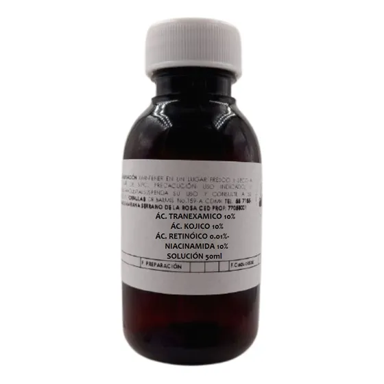 Ác. Tranexamico 10%-ác. Kójico 10%- Retinol 0.01%