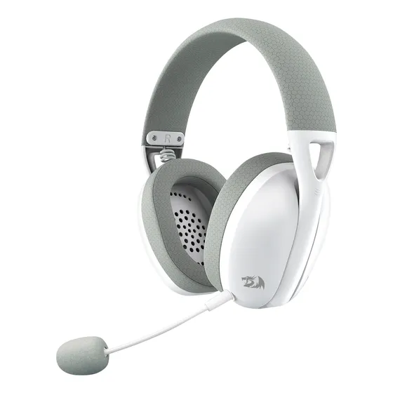 Audífonos Gamer Redragon Ire Pro H848g Bluetooth Color Gris
