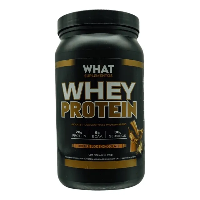 Proteína Whey 930g What Suplementos Sabor Chocolate
