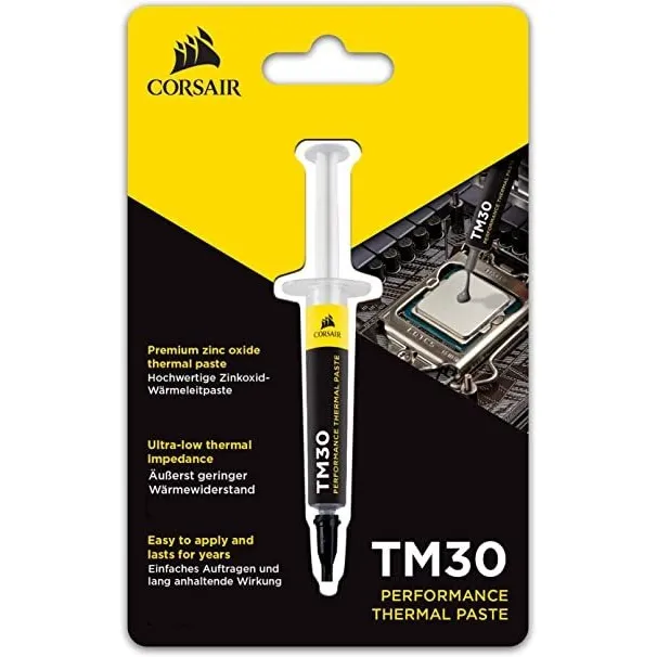 Pasta Térmica Corsair Tm30 3.5 Gramos, Pc, Xbox, Tv, Ps Rx