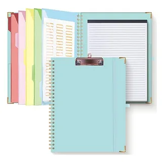 Carpeta De Clip Con Bloc De Notas Recargable Y Organizador, Carpeta De Clip Con Bloc De Notas Recargable Y Organizador,