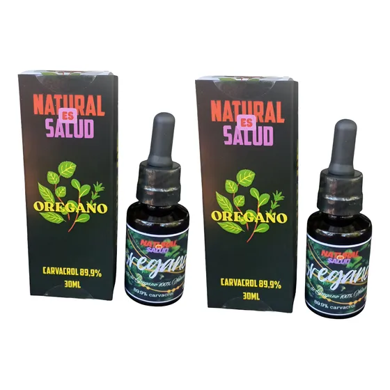 Aceite De Orégano Natural 30 Ml X2