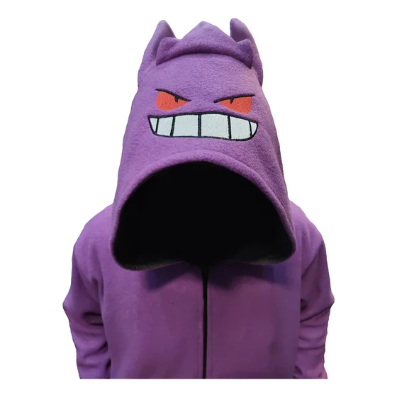 Kigurumi Gengar Onesie Pijama Polar 