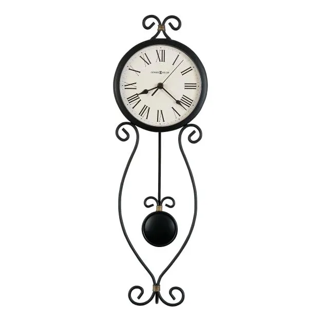 Reloj Pared Hierro Forjado Ii 549-533 Color Negro
