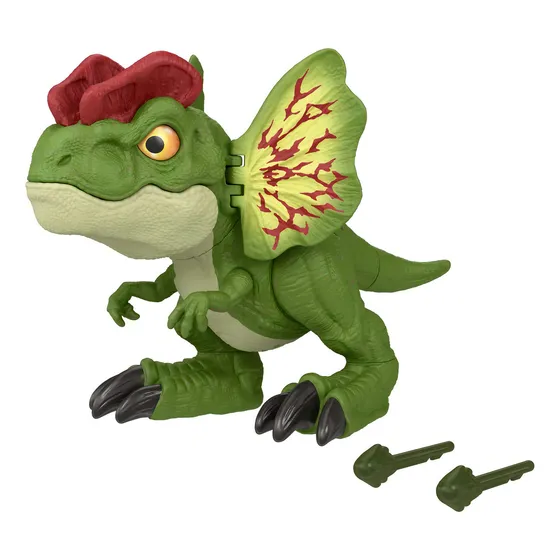 Dinossauro de brinquedo Dilophosaurus Uncaged Jurassic World