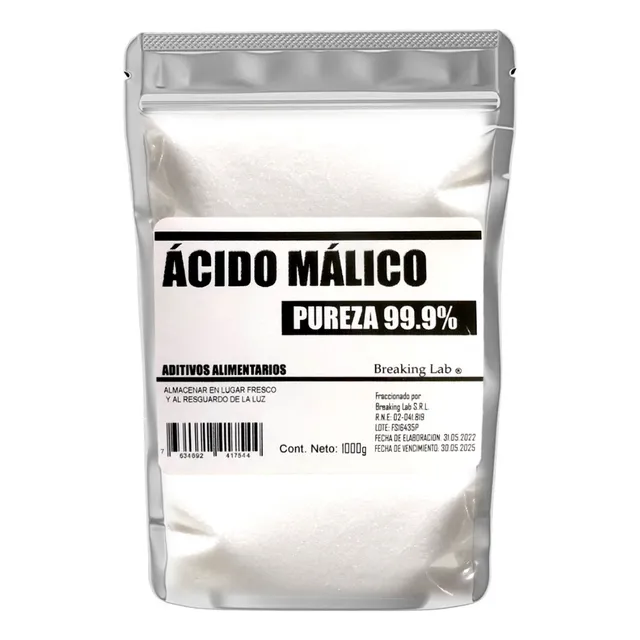 Ácido Málico 250gr Breaking Lab